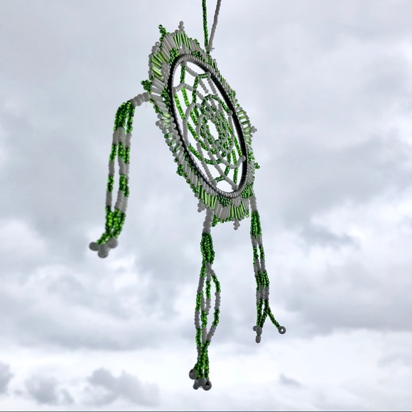 Beautifully Crafted Beaded Dream Catcher Ornament - Picture 6 of 12